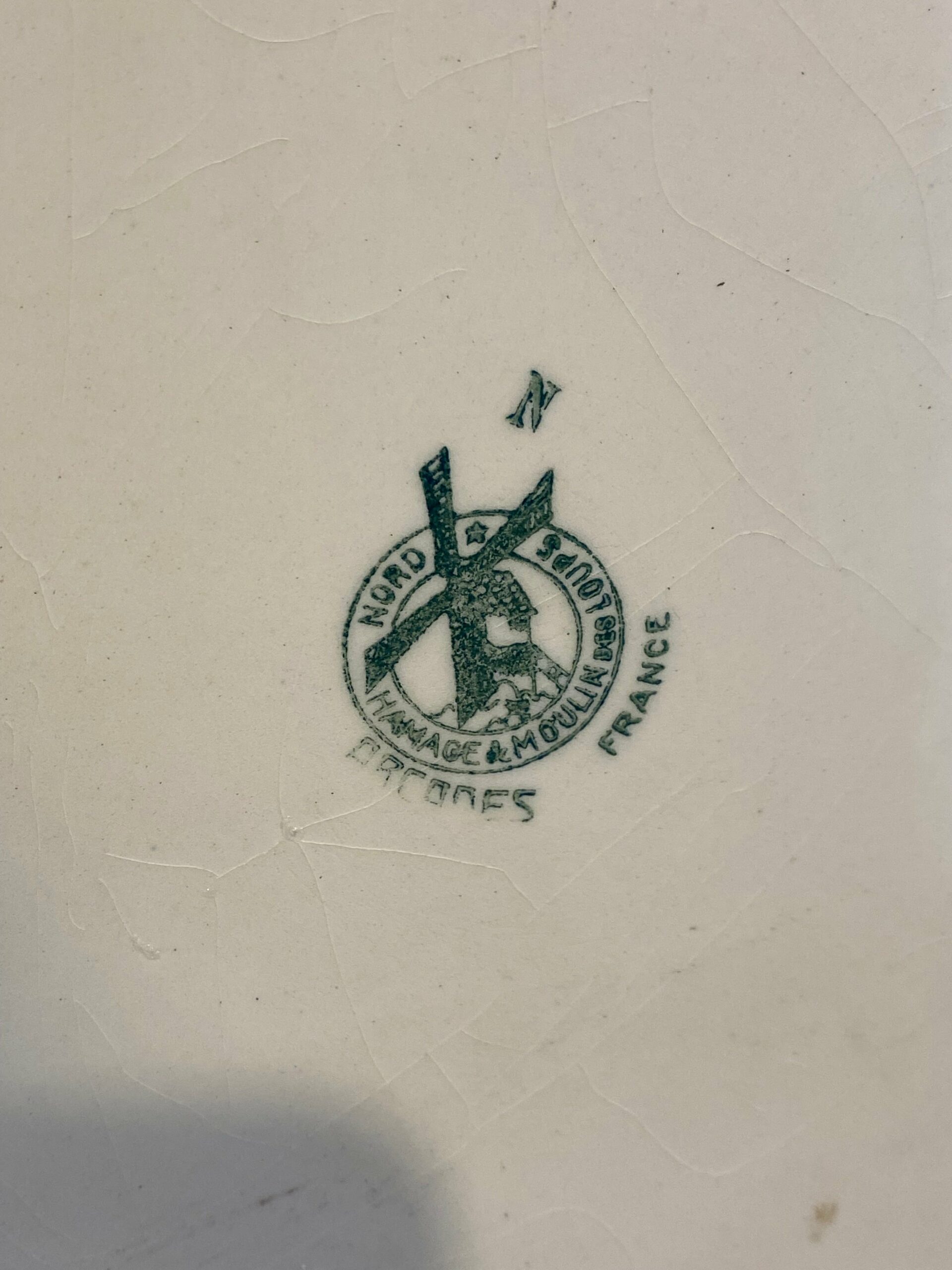 Vintage French Saint-Amand Art Deco Pitcher & Basin – Hand-Painted Floral - Image 5