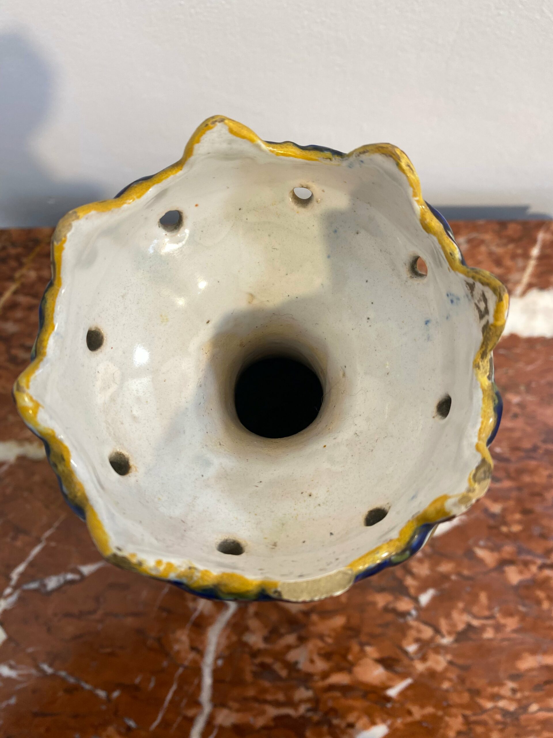 French Faience Vase De Desvres, Les Sables d'Olonne, Late 19th Century - Image 9