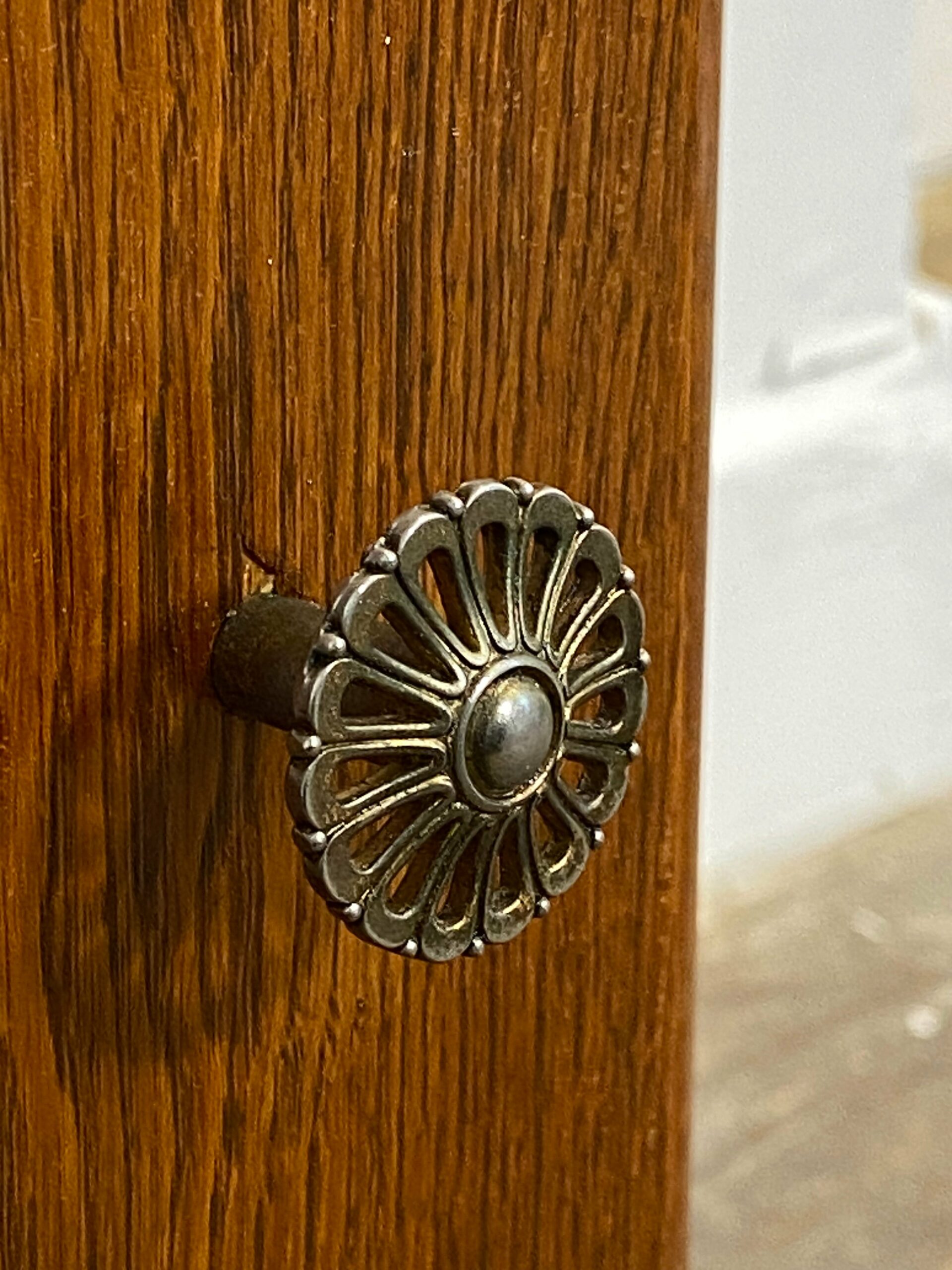 Mid-Century Modern Wooden Cabinet with Marble Top, Circa 1950s - Image 10