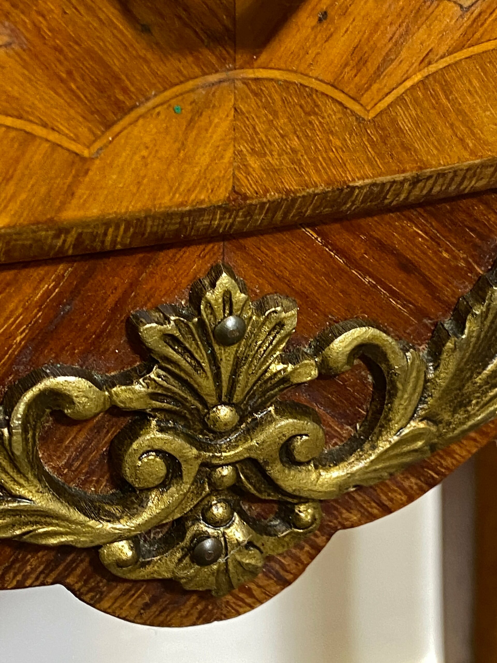 Pair of Louis XV-Style Bedside Cabinets with Marble Tops – Mid-20th Century - Image 13